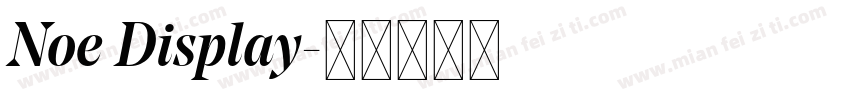 Noe Display字体转换